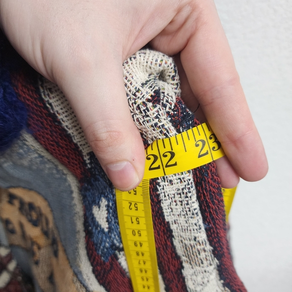 Vintage Sugar Street Weavers Boyds Bears Patriotic Jacket Size L-XL USA Damaged - Picture 16 of 16